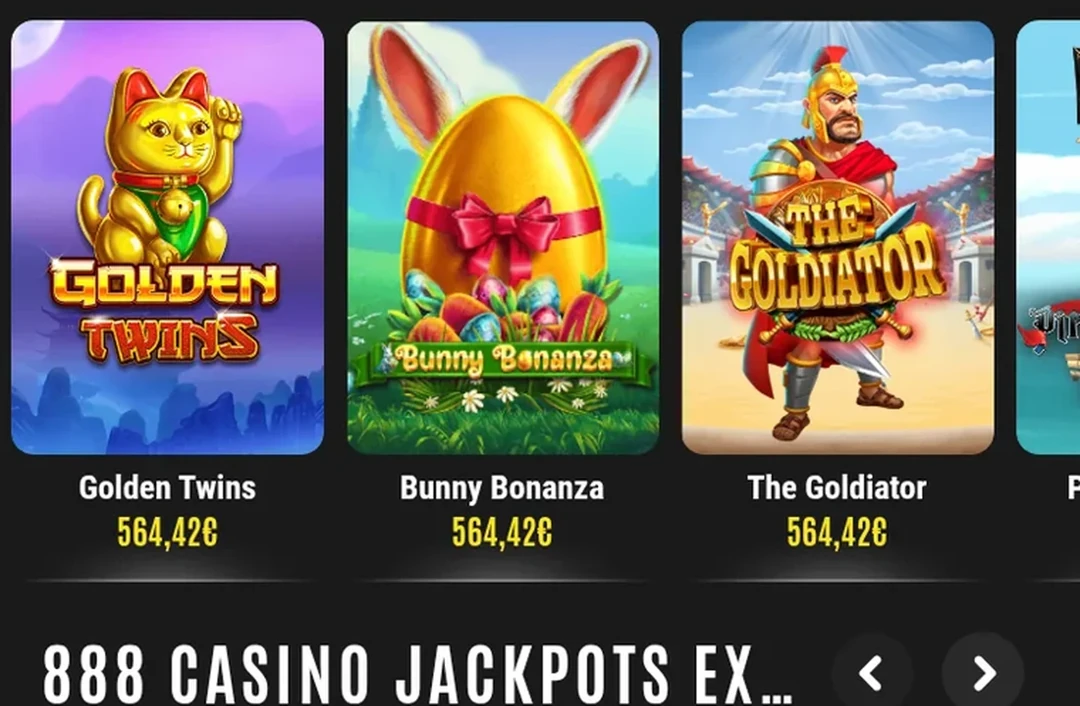 Jackpots diários do 888 casino no telemóvel — licenciado pelo SRIJ
