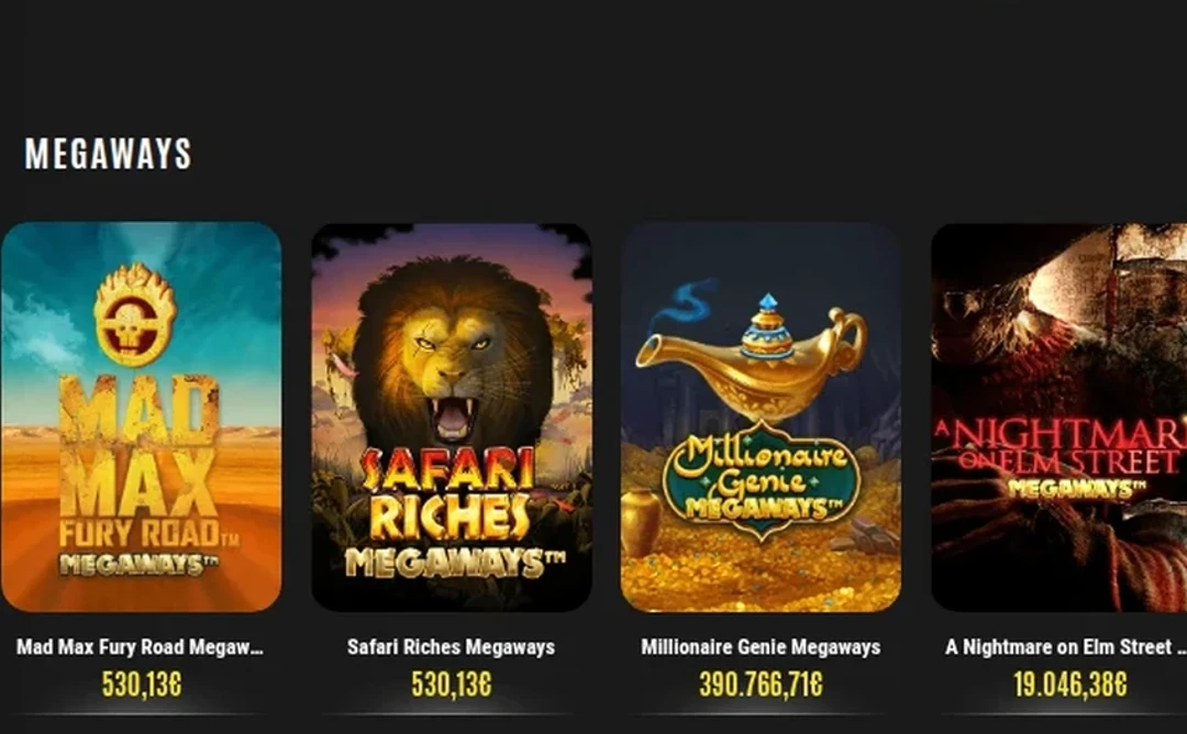 Slots Megaways em destaque no 888 casino no telemóvel — licenciado pelo SRIJ