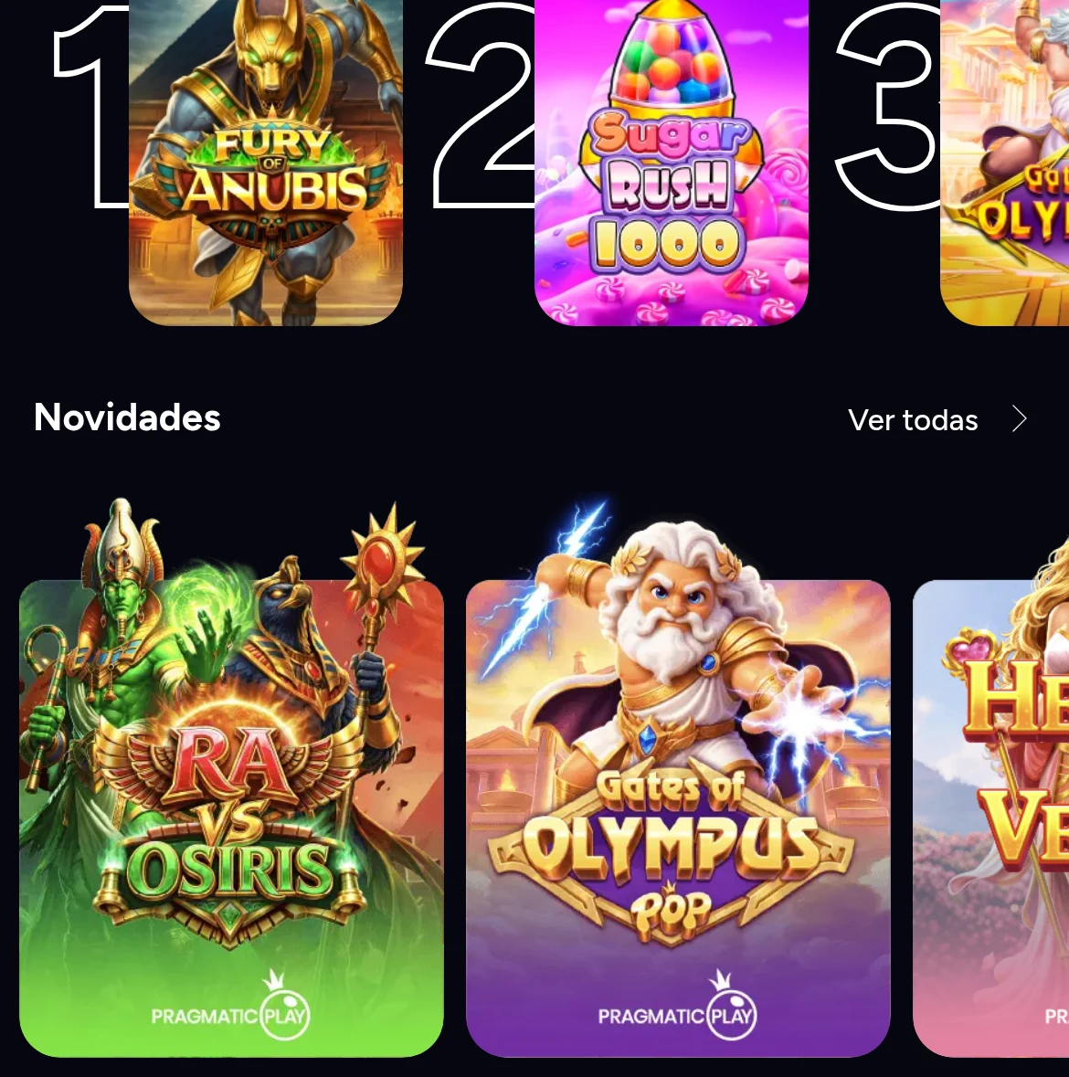Ecrã do casino da Retabet na aplicação móvel, com navegação inferior e listagem de jogos